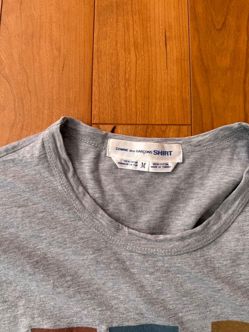 COMME des GARÇONS SHIRT グレー Tシャツ M