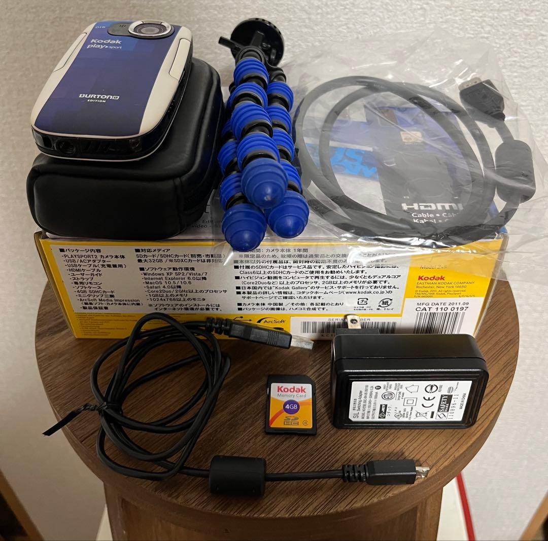【希少・美品】Kodak PlaySport Zx5 BURTONエディション
