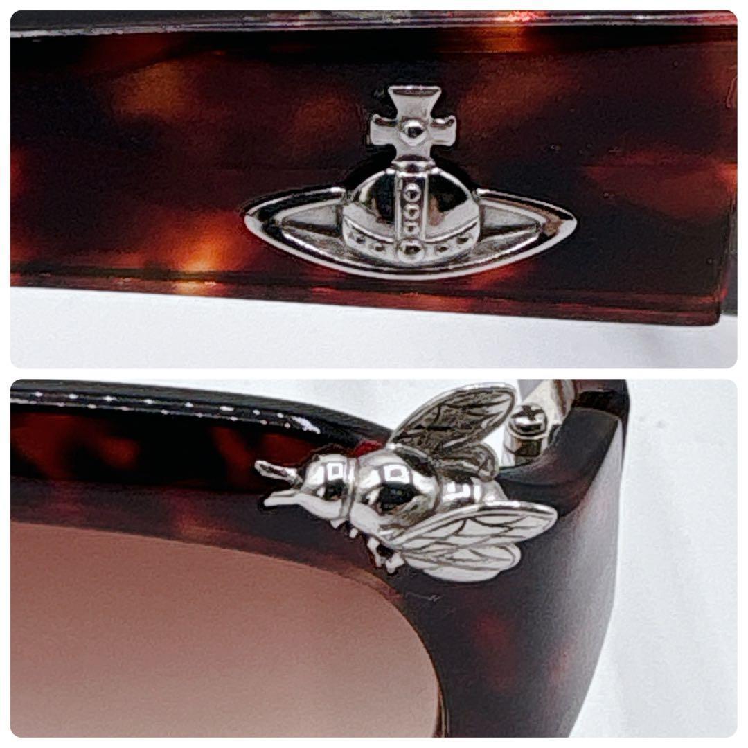 Vivienne Westwood サングラス 蜂モチーフ オーブ マーブル柄