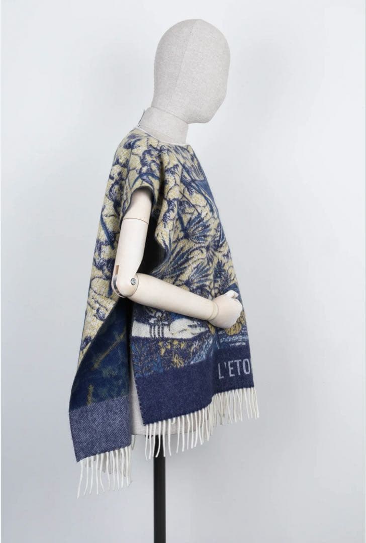 Diorディオール L'ETOILE カシミア フリンジ ポンチョ