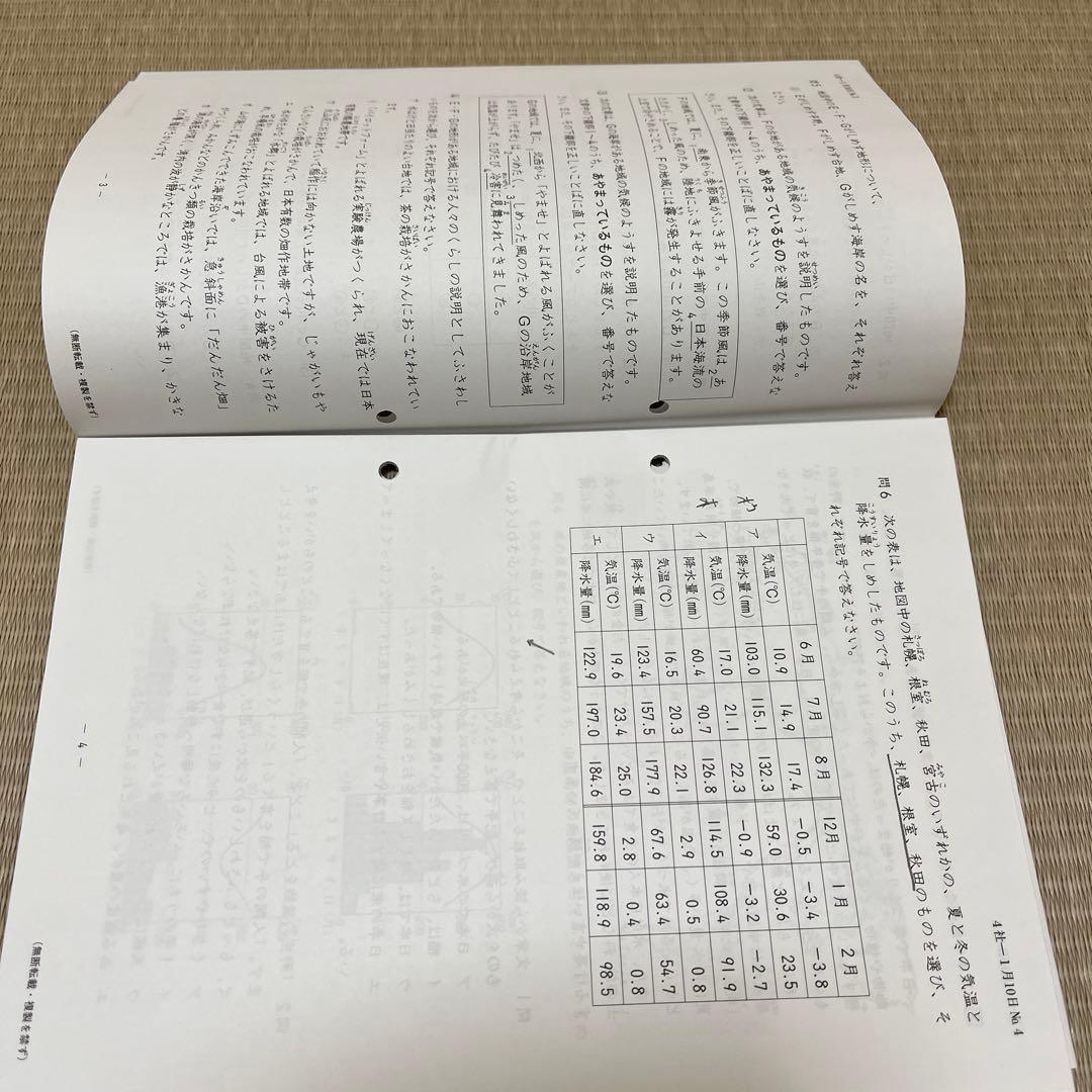 2025年❗️日能研 4年 全国公開模試（通年8回分）