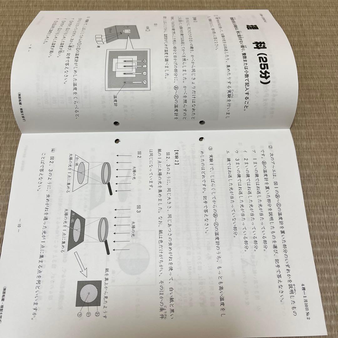2025年❗️日能研 4年 全国公開模試（通年8回分）