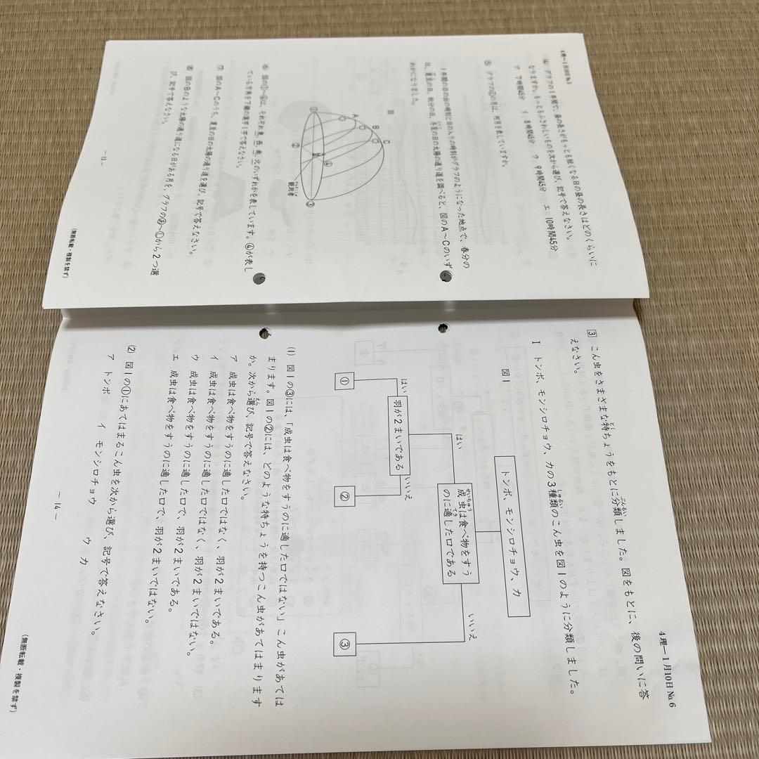 2025年❗️日能研 4年 全国公開模試（通年8回分）