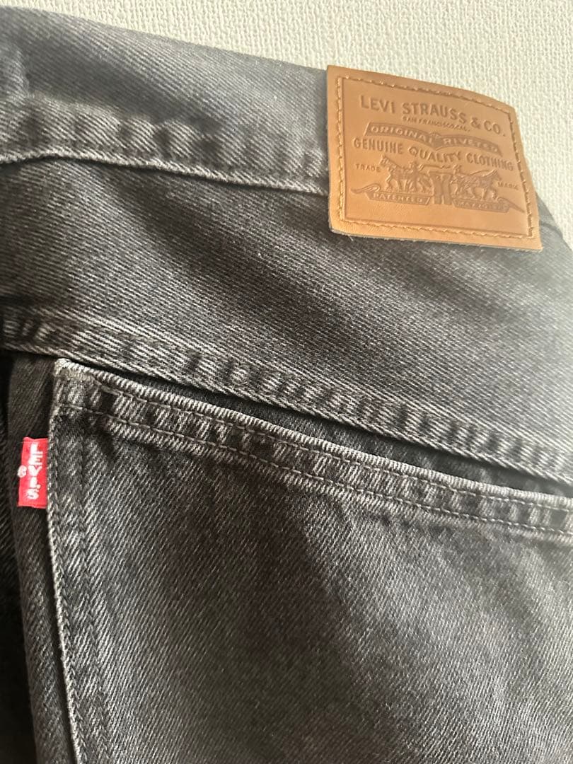 リーバイス SUPER BAGGY バレルジーンズ ブラック　W27 L30