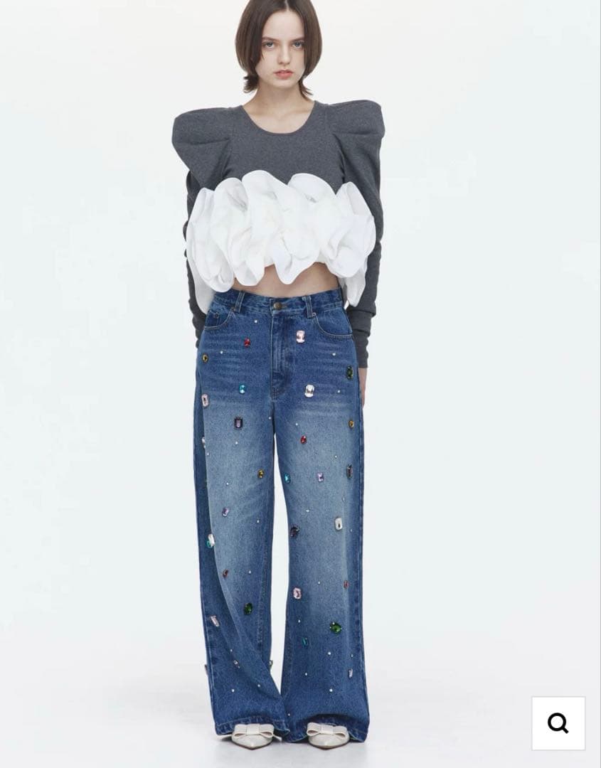 パンツ bibiy. LISSY BIJOU DENIM