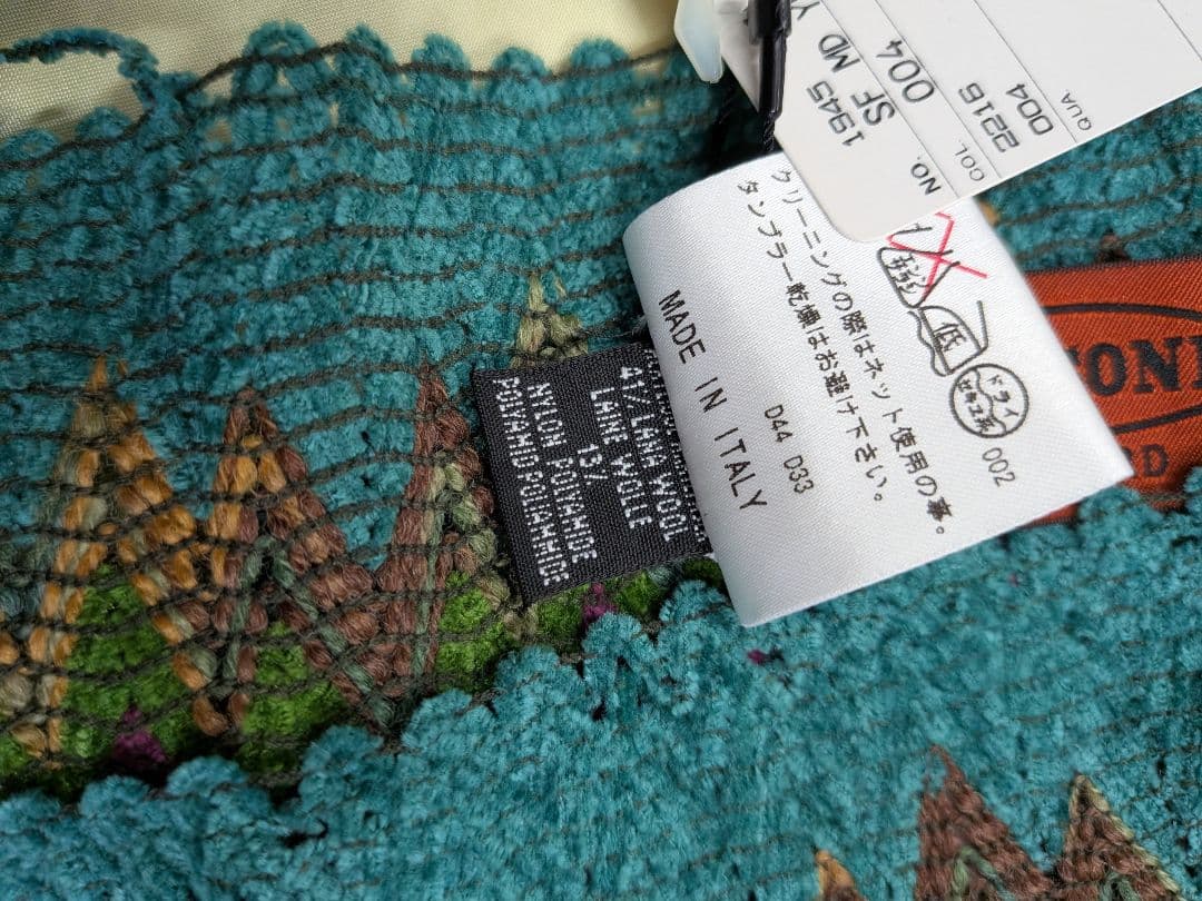 ミッソーニ　MISSONI　マフラー　ストール ショール　新品タグ付き