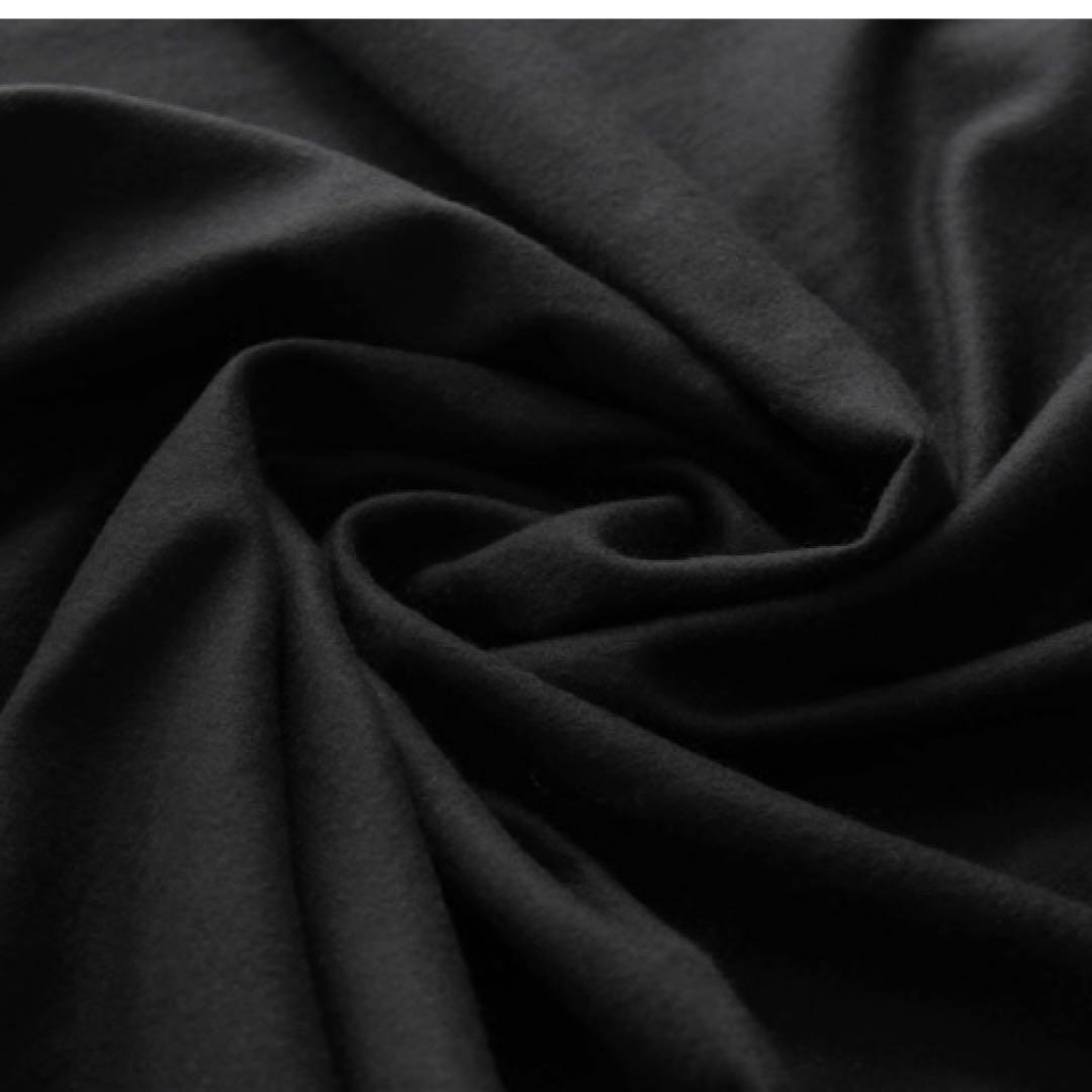 半額以下 美品 ATON BABY CASHMERE STOLE BLACK 黒