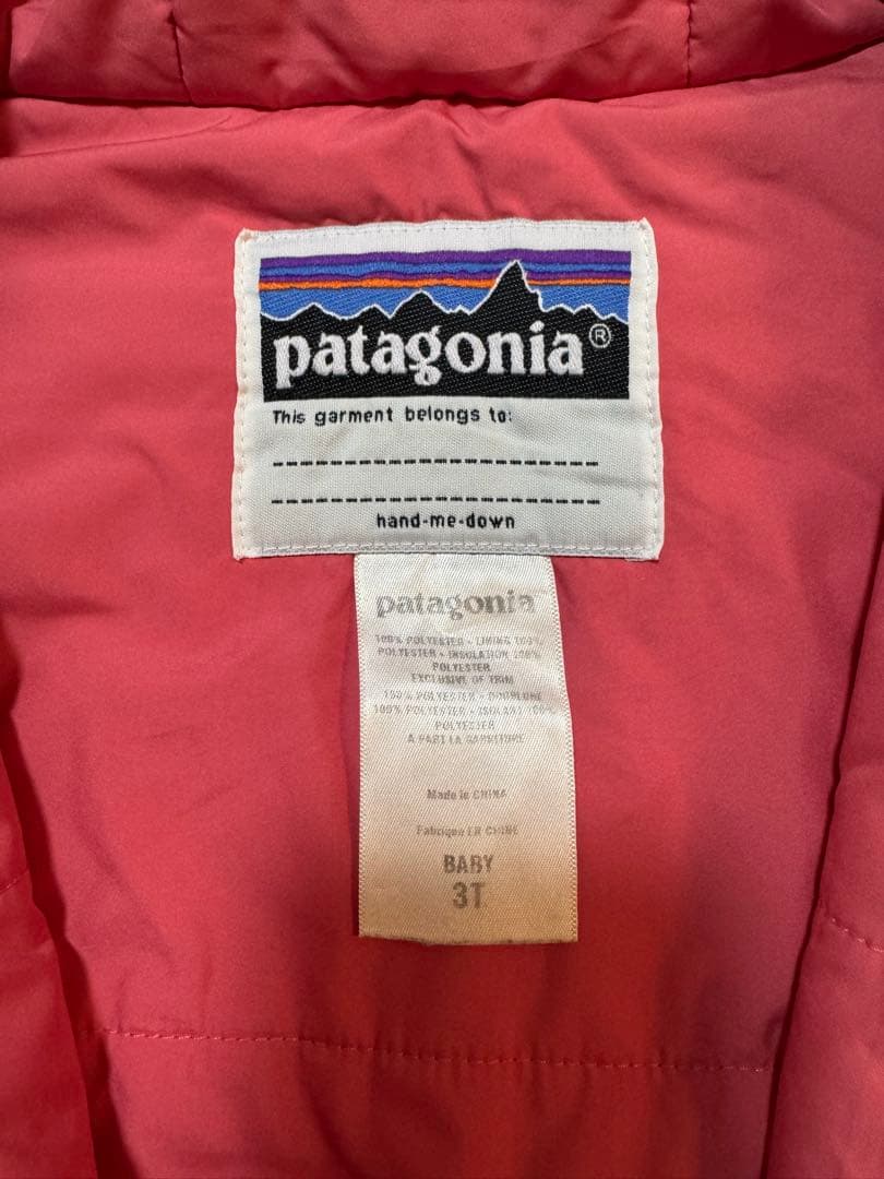 パタゴニアPatagoniaスノーウェアジャンプスーツつなぎベビー3T