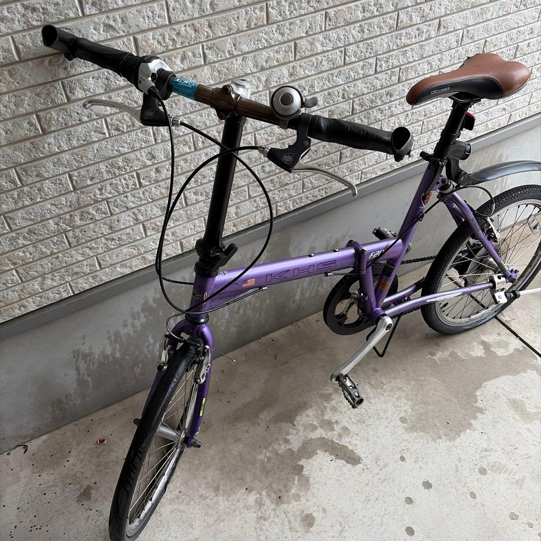 専用　KHS F20-T 折りたたみ自転車 パープル