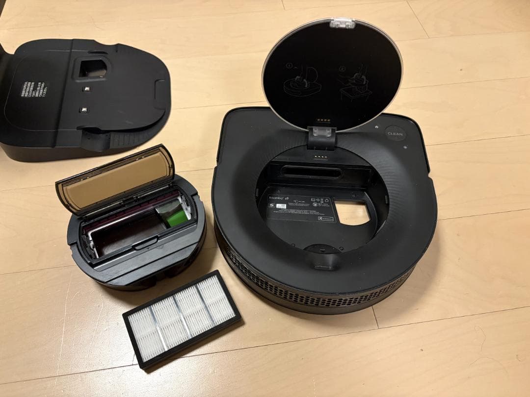 iRobot ルンバ s9+ ブラック｜自動ゴミ収集クリーンベース付、ジャンク品