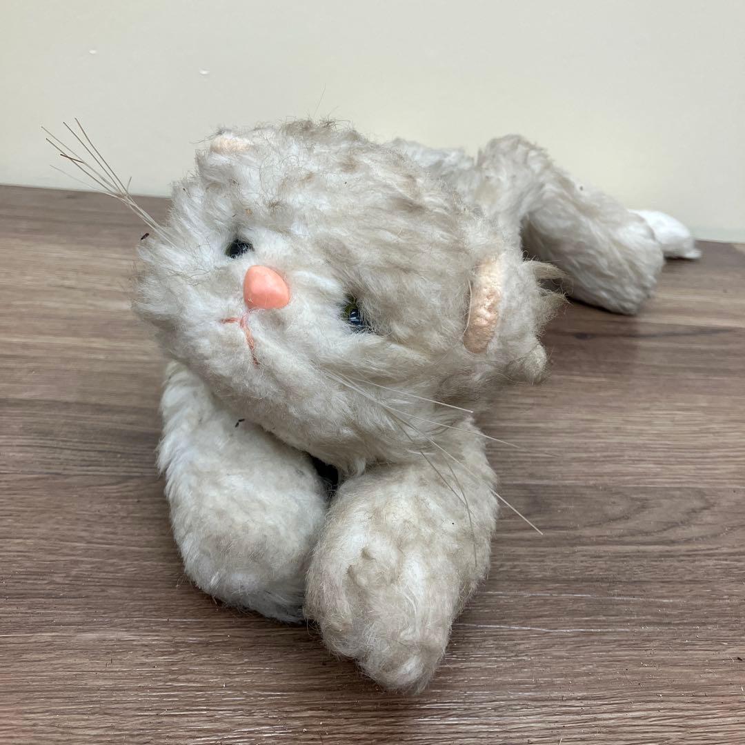 3F 【昭和レトロ】オオイケ OIKE 猫 ぬいぐるみ 2点セット 当時物 ネコ