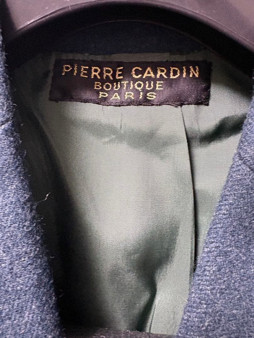 PIERRE CARDIN テーラードジャケット 青緑
