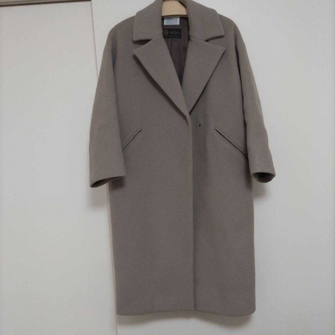 IÉNA ベージュ ロングコート Manteco製　美品