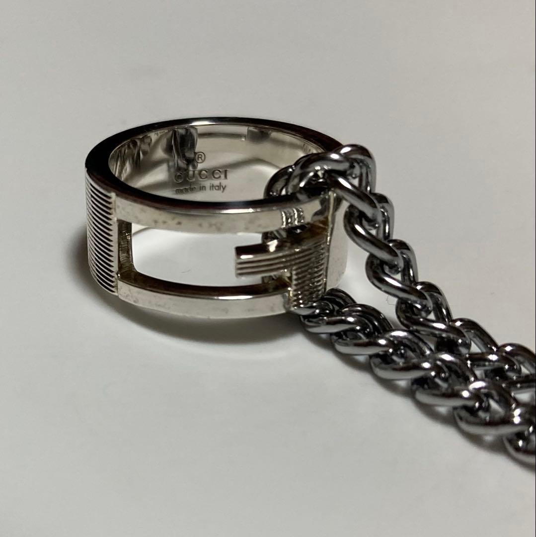 【正規品】 GUCCI グッチ リングネックレス ペンダント 良品 925 箱