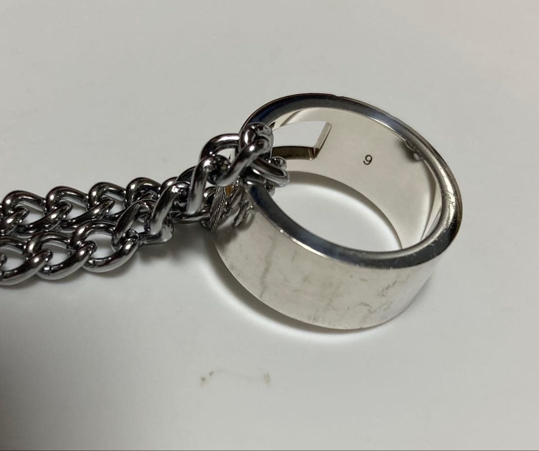 【正規品】 GUCCI グッチ リングネックレス ペンダント 良品 925 箱