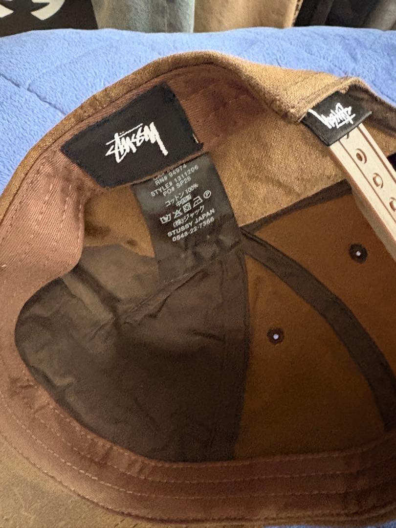帽子 Stussy Mid-Depth Workgear Waxed Snapback