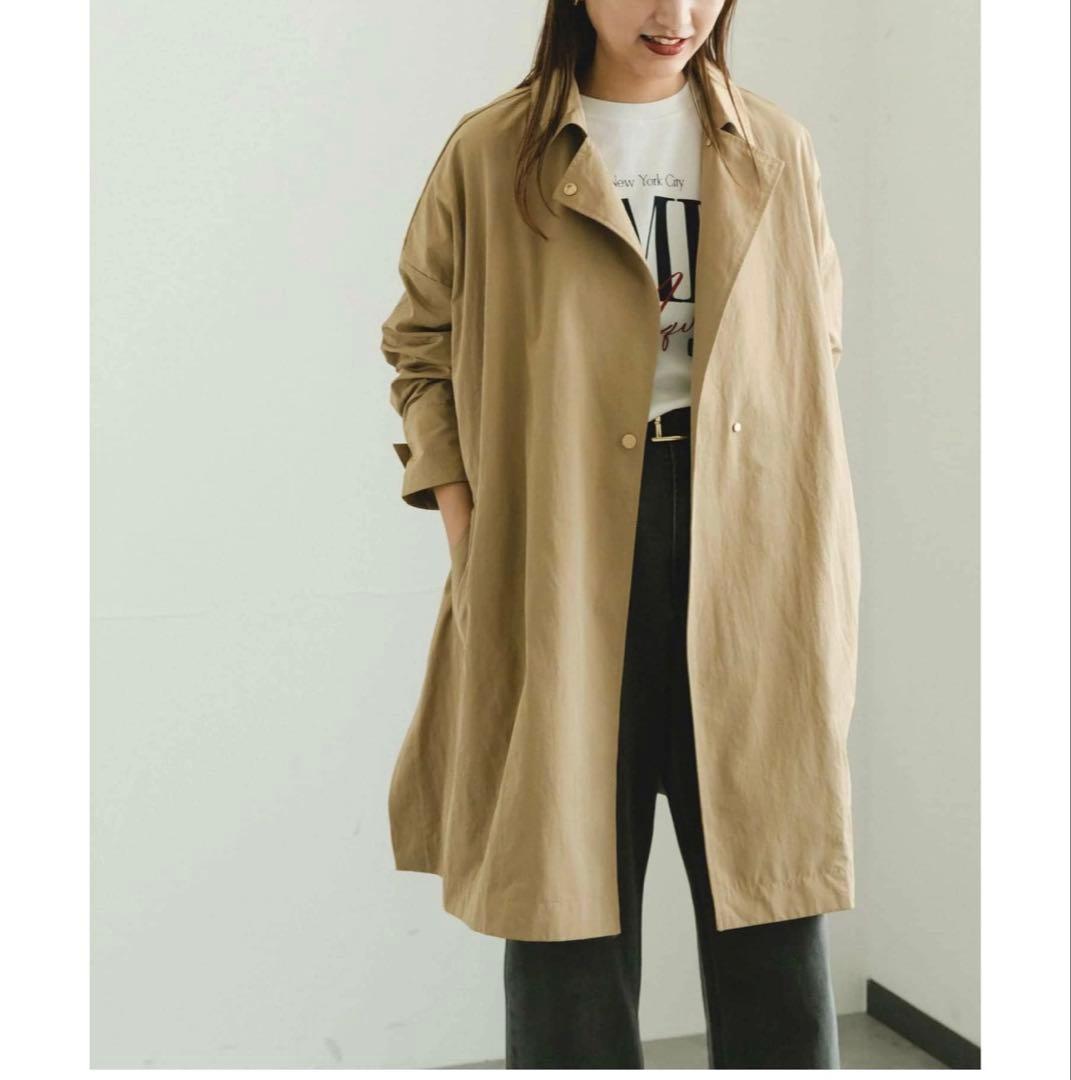未使用級☆URBAN RESEARCH テントコート トレンチコート　カーキ