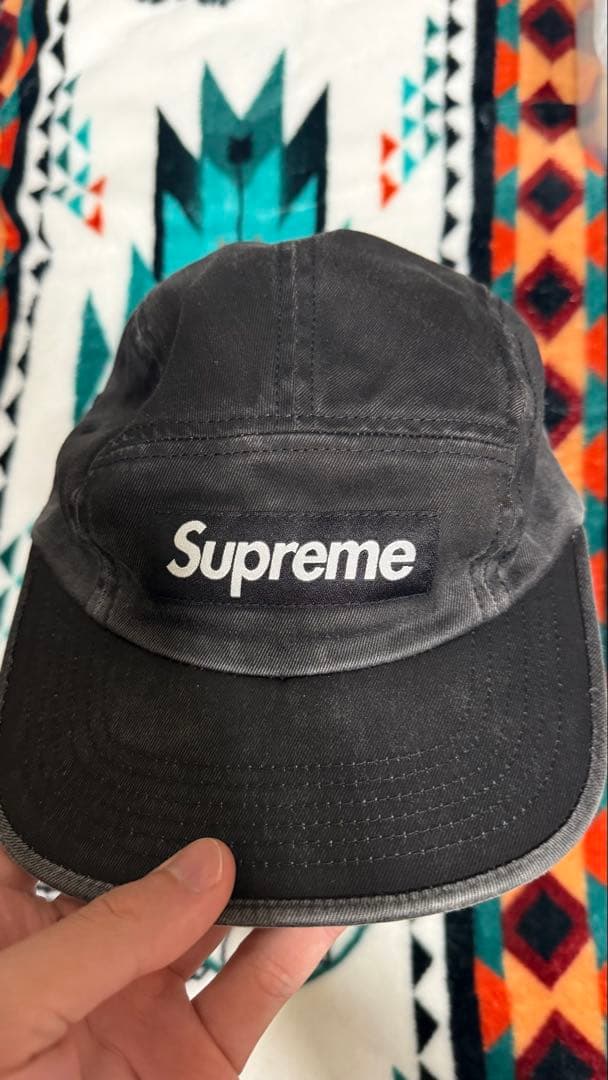 帽子 supreme Washed Chino Twill Camp cap