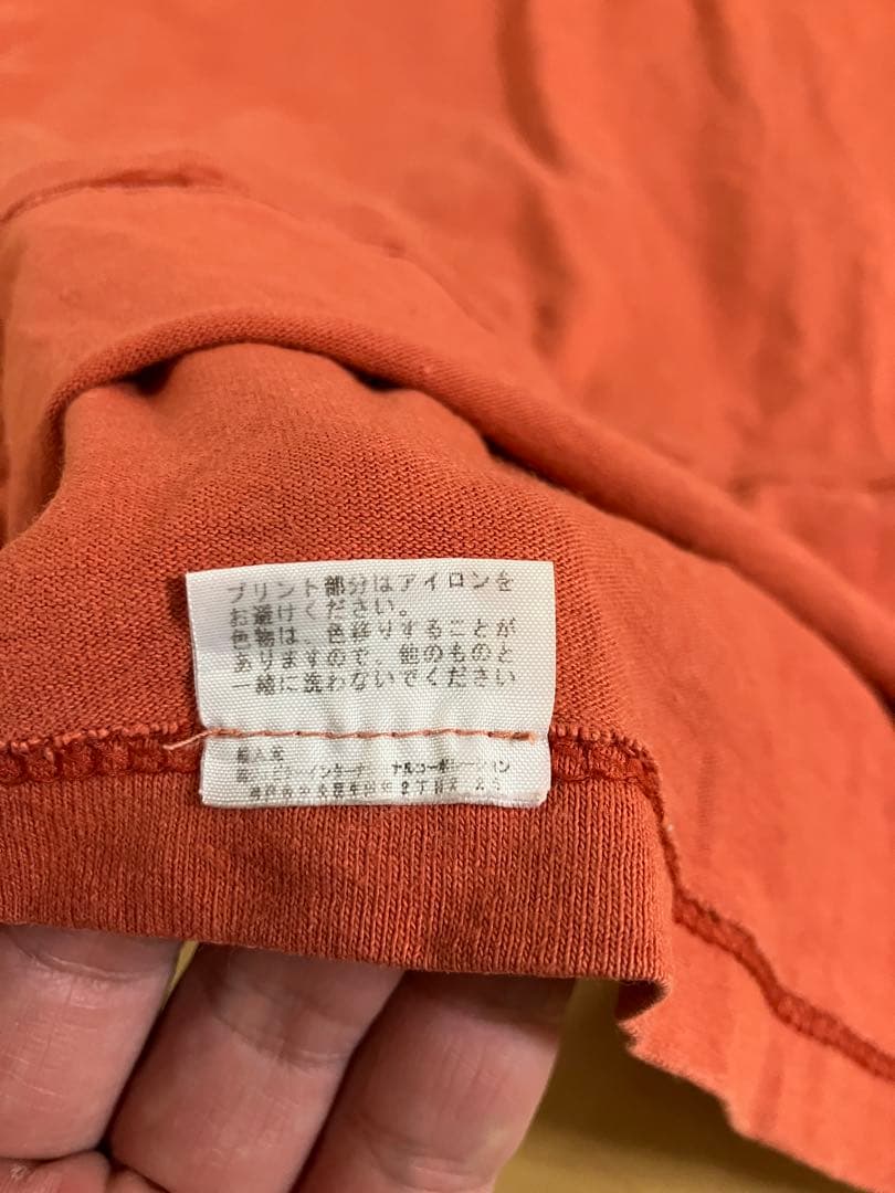 パタゴニア　patagonia 赤　シュウ色　Tシャツ M ヴィンテージT 希少