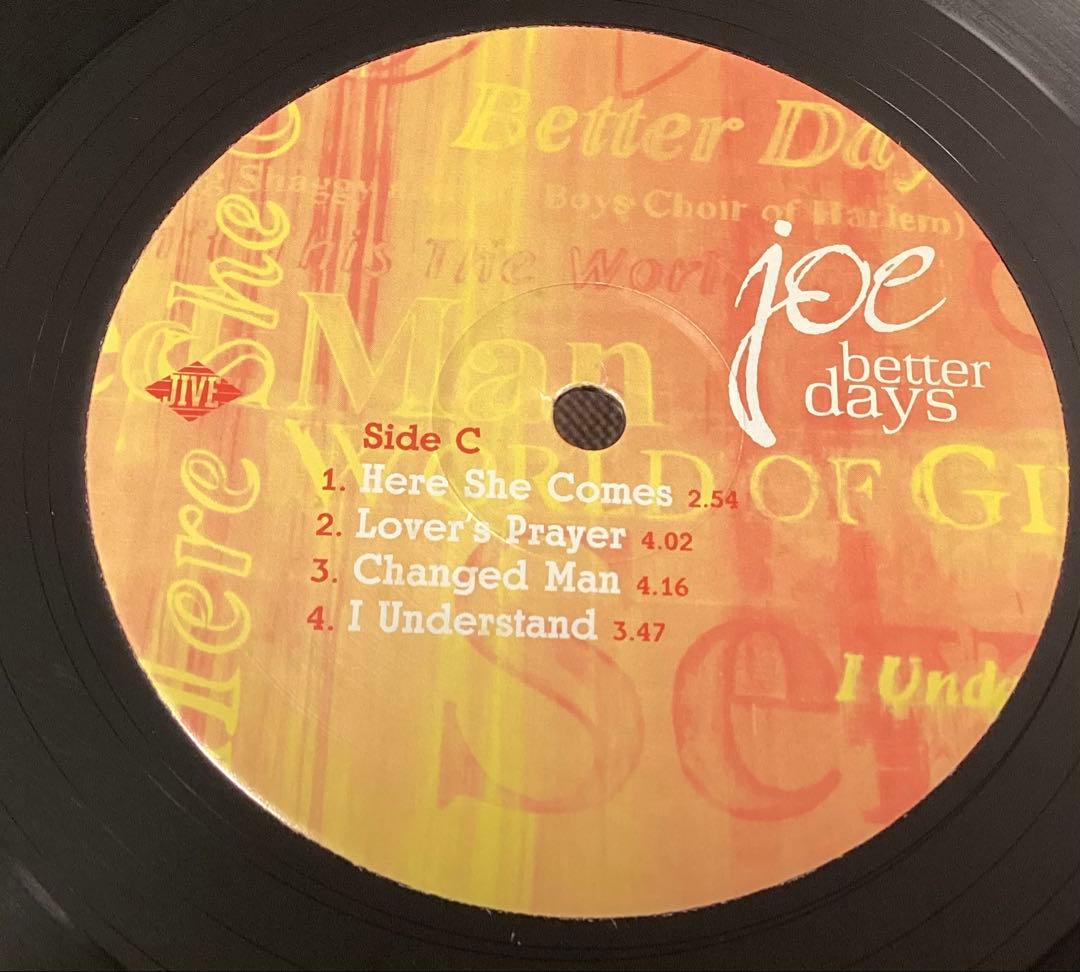 (USED)Joe Better Days 2枚組アナログレコード R&B 名盤