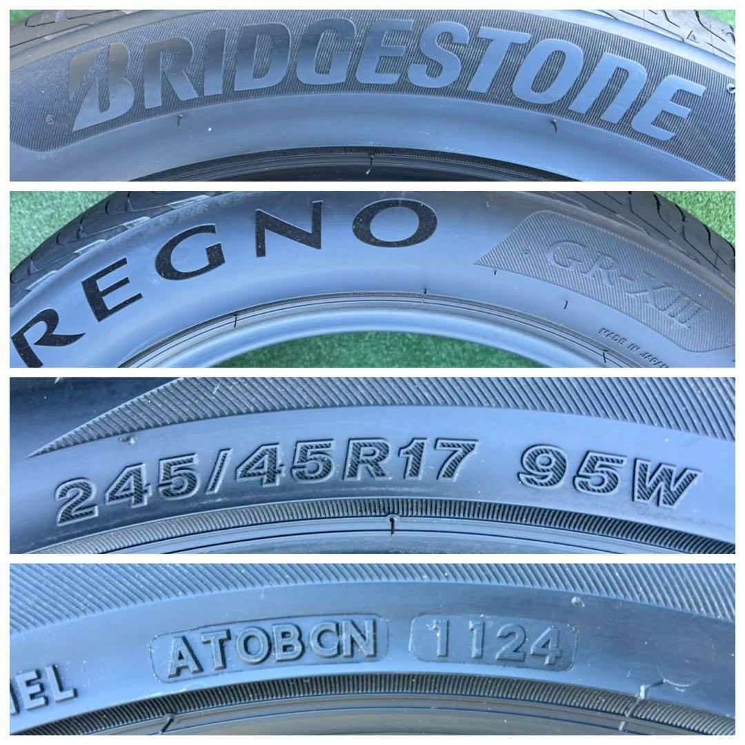 245/45 R17 BRIDGESTONE REGNO GR XIIIタイヤ