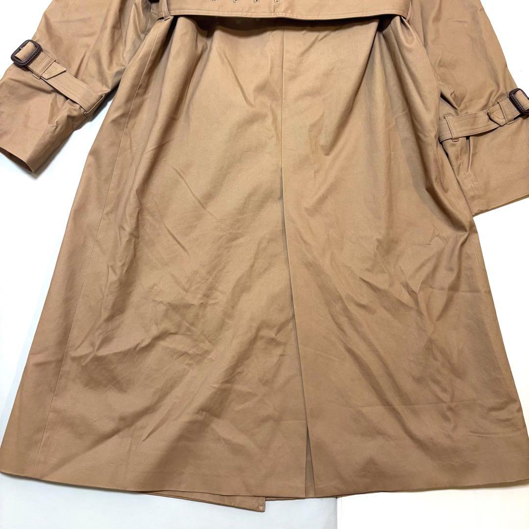【現行/美品】アナイ　ロングトレンチコート　キャメル　ベージュ　千鳥格子