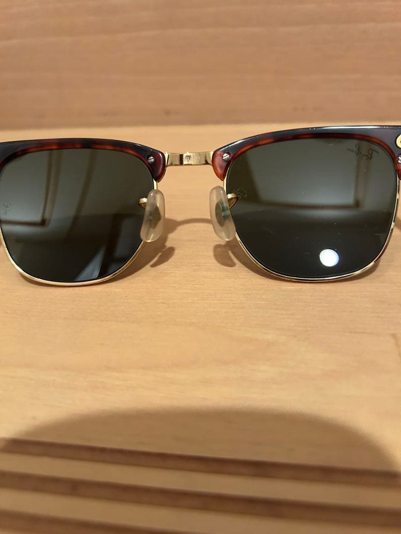 美品 レイバン クラブマスター ブラウン