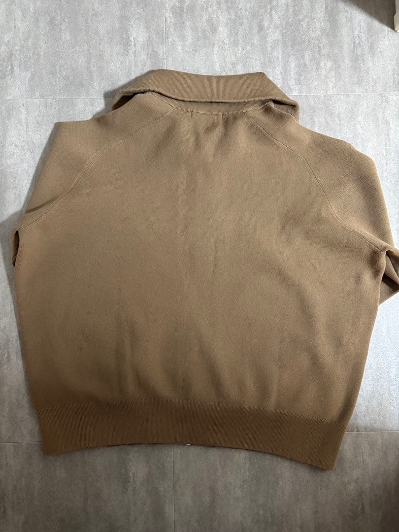 【完売品】ユニクロC ミラノリブフルジップカーディガン ベージュ XXL