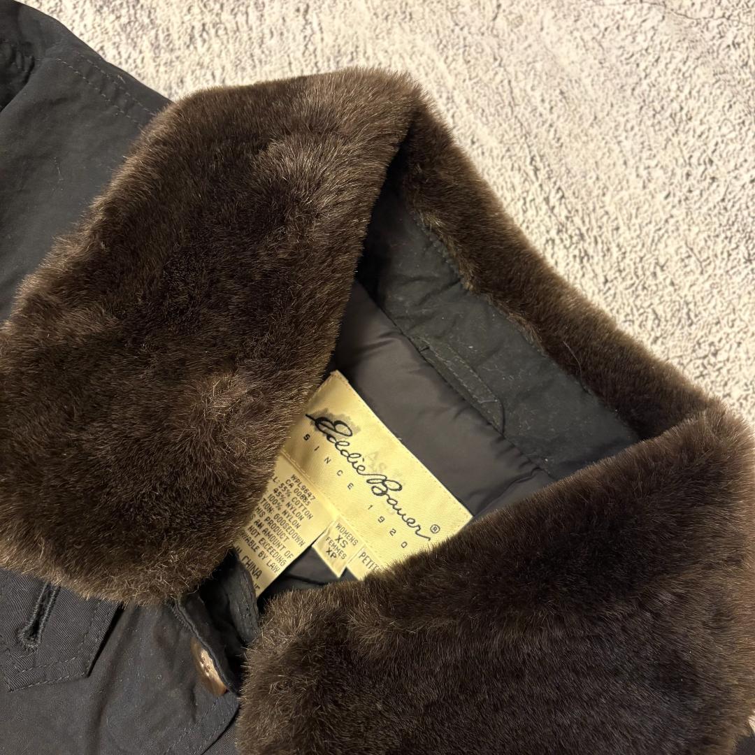 Eddie Bauer エディーバウアー　ロングコート 　XSサイズ 　ブラック