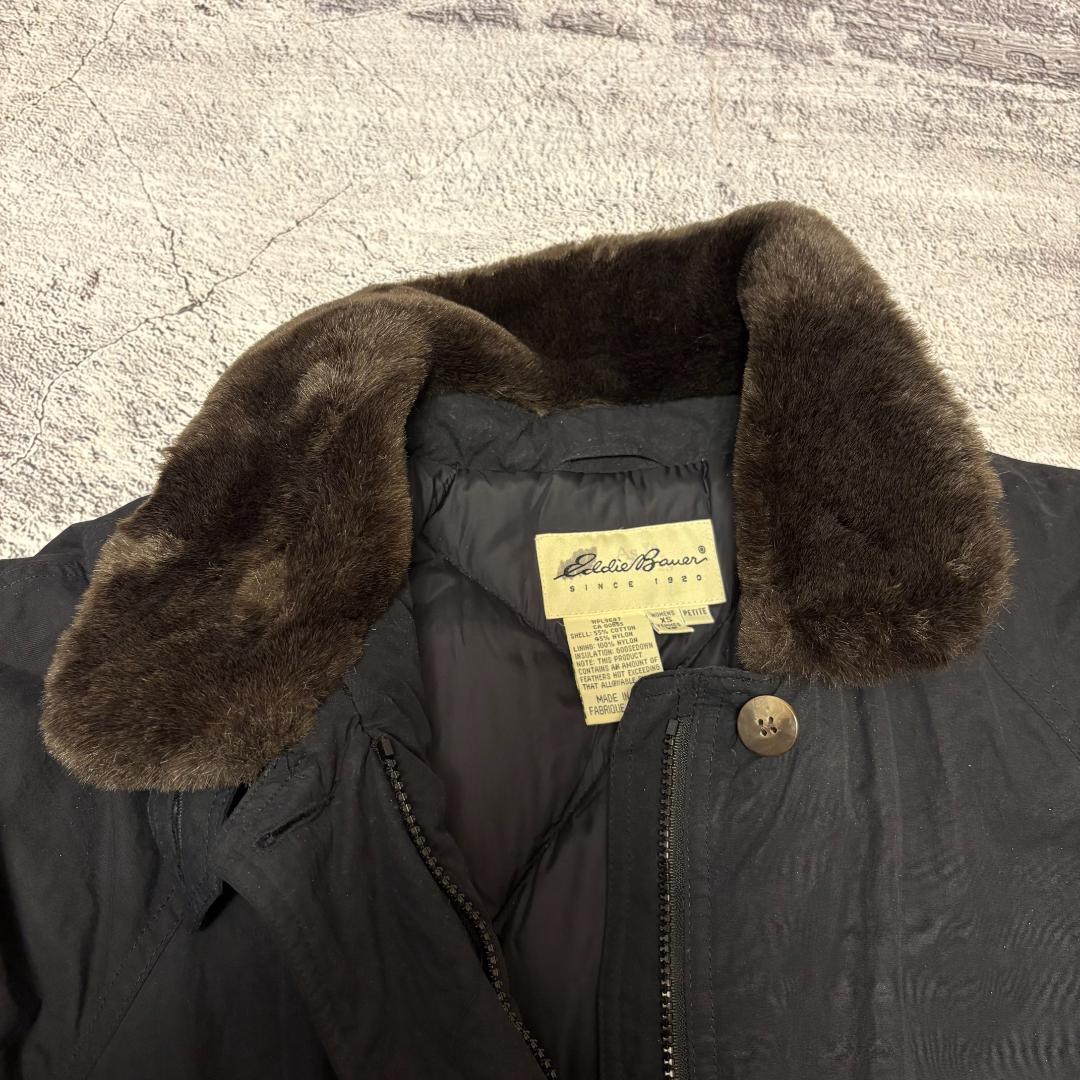 Eddie Bauer エディーバウアー　ロングコート 　XSサイズ 　ブラック