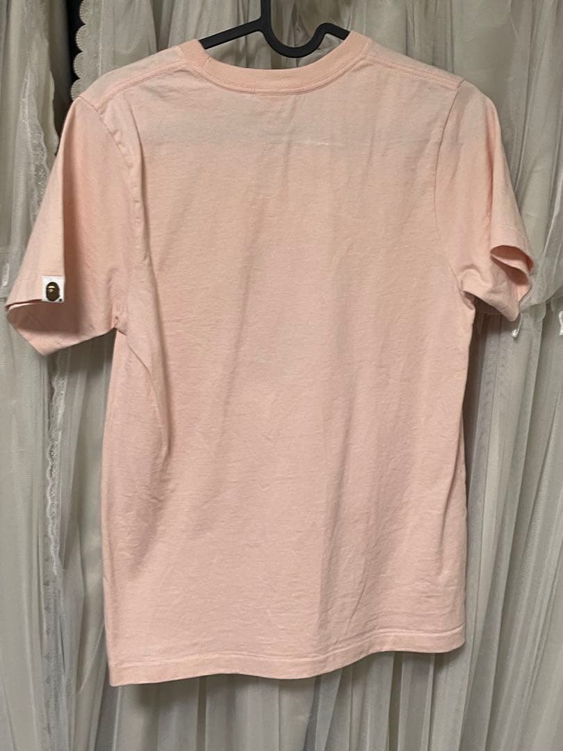 A BATHING APE APE Tシャツ XS 美品 ピンク エイプ