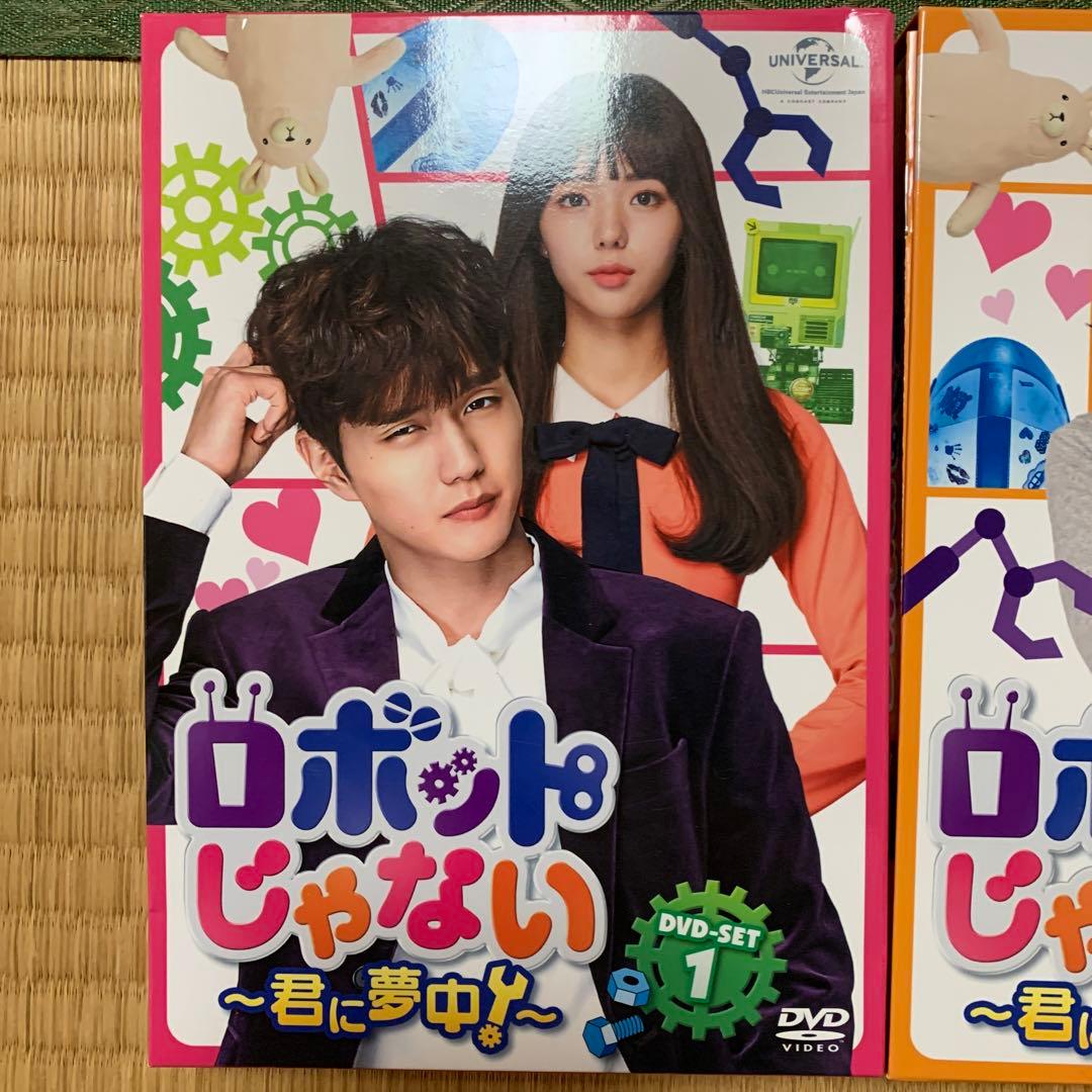 ロボットじゃない ～君に夢中～ DVDセット 1・2 ユスンホ　チェスビン