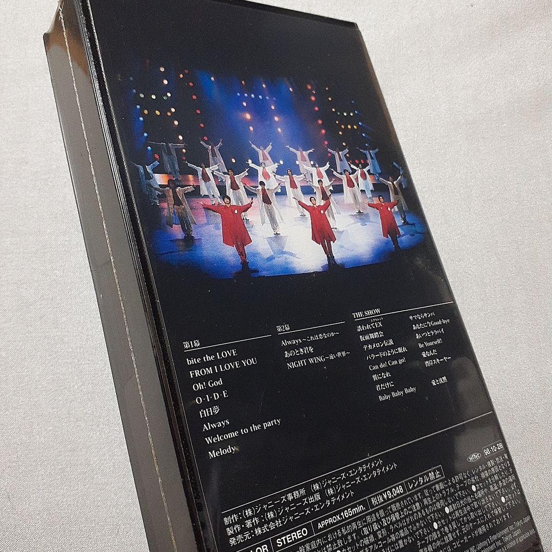 '98少年隊ミュージカルPLAYZON 「5night's」 VHSテープ