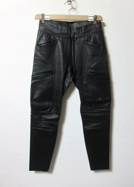 ATTACHMENT アタッチメント AP12-226 レザー パンツ 黒 3