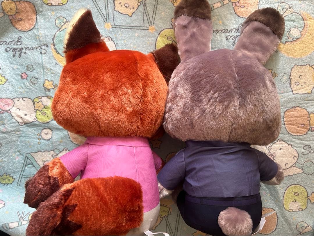ズートピア2 スーパーラージぬいぐるみ　ジュディ　ニック