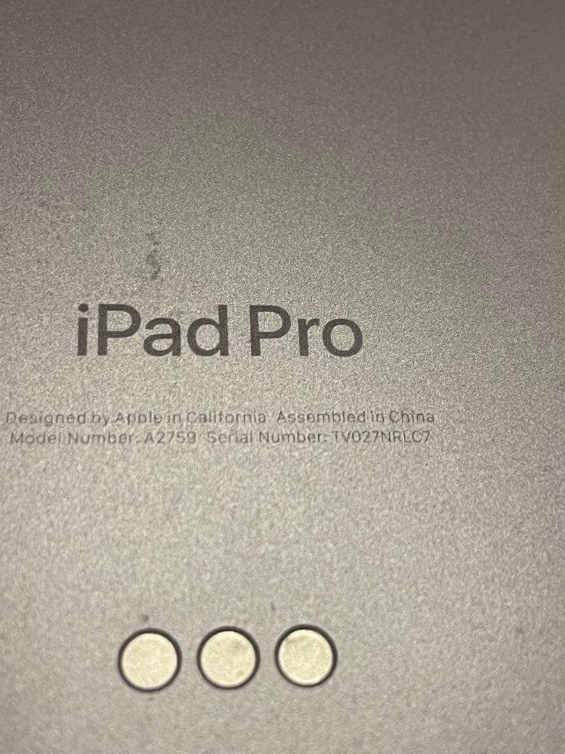 【ジャンク品】iPad Pro 11インチ 第4世代 256GB