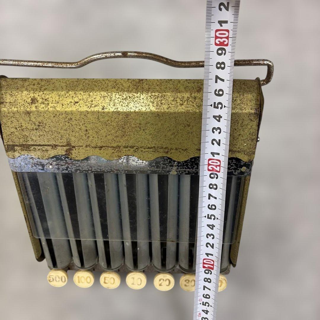 【激レア】昭和レトロ 釣り銭機 カウンター 鉄道 当時物 店舗什器希少