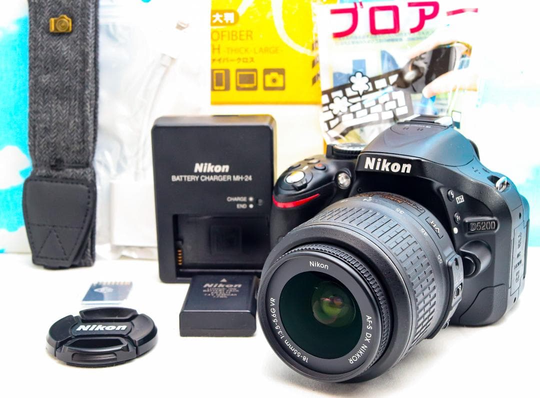 ニコン Nikon D5200⭐️スマホに転送⭐️超高画質⭐️動画OK⭐️