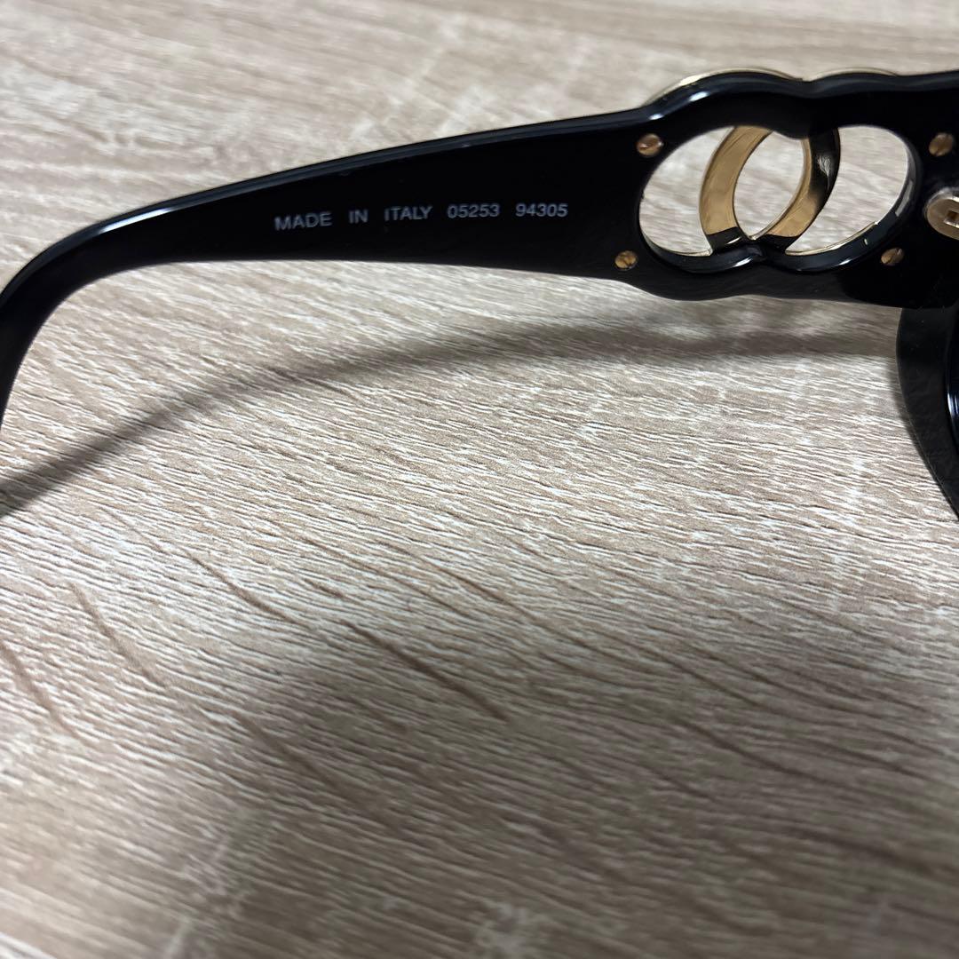 ジャンク品Chanel ブラック キャットアイ サングラス