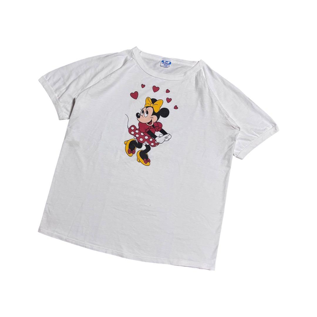 80s レア MINNIE ミニー ヴィンテージ TシャツDISNEY ミッキー