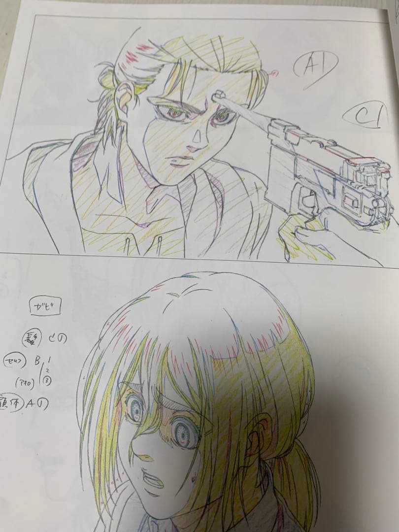 進撃の巨人 KEY animation BOOKセット 原画集