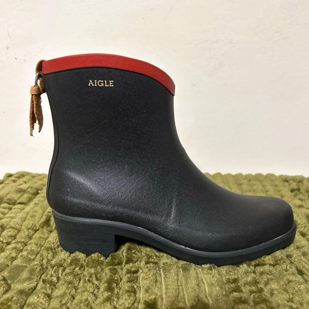 美品♡AIGLE ✩.*˚エーグル ミスジュリエット ボッティロン ネイビー