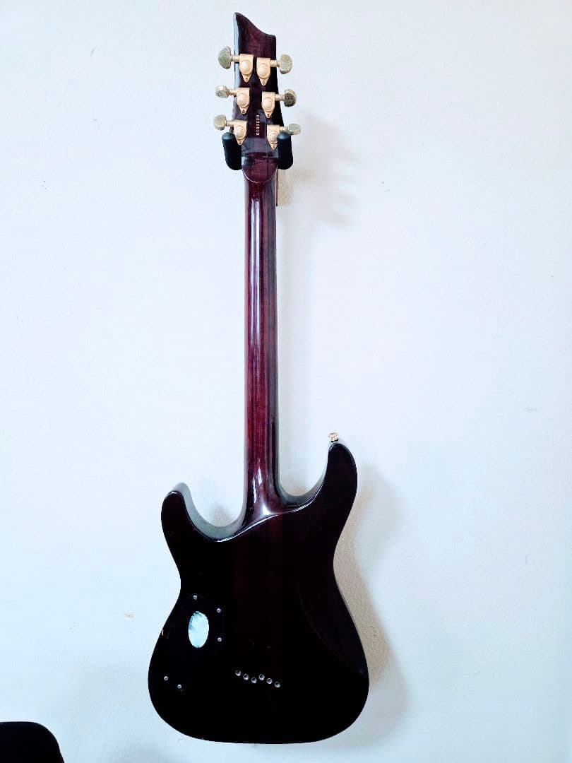 SCHECTER C-1 Classic Amber Gold スルーネック