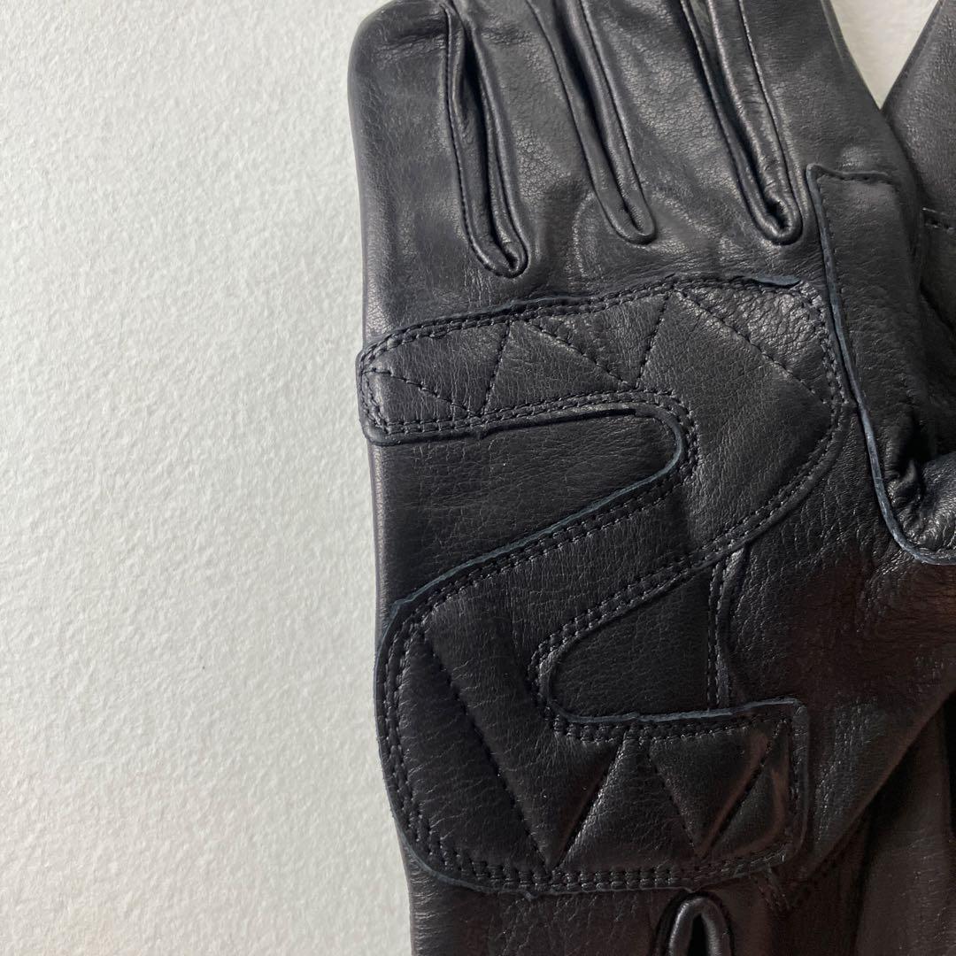 新品　Schott レザーグローブ ブラック ワンスター