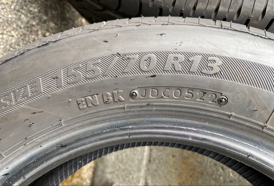 BRIDGESTONE NEXTRY 155/70R13 中古品 4本セット