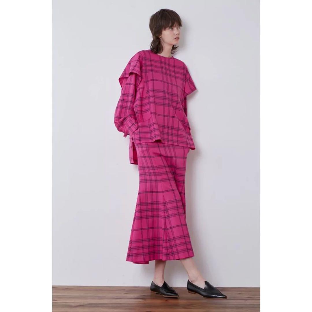 LE PHIL 35,200円23A/W ドライウールハイウエストスカート