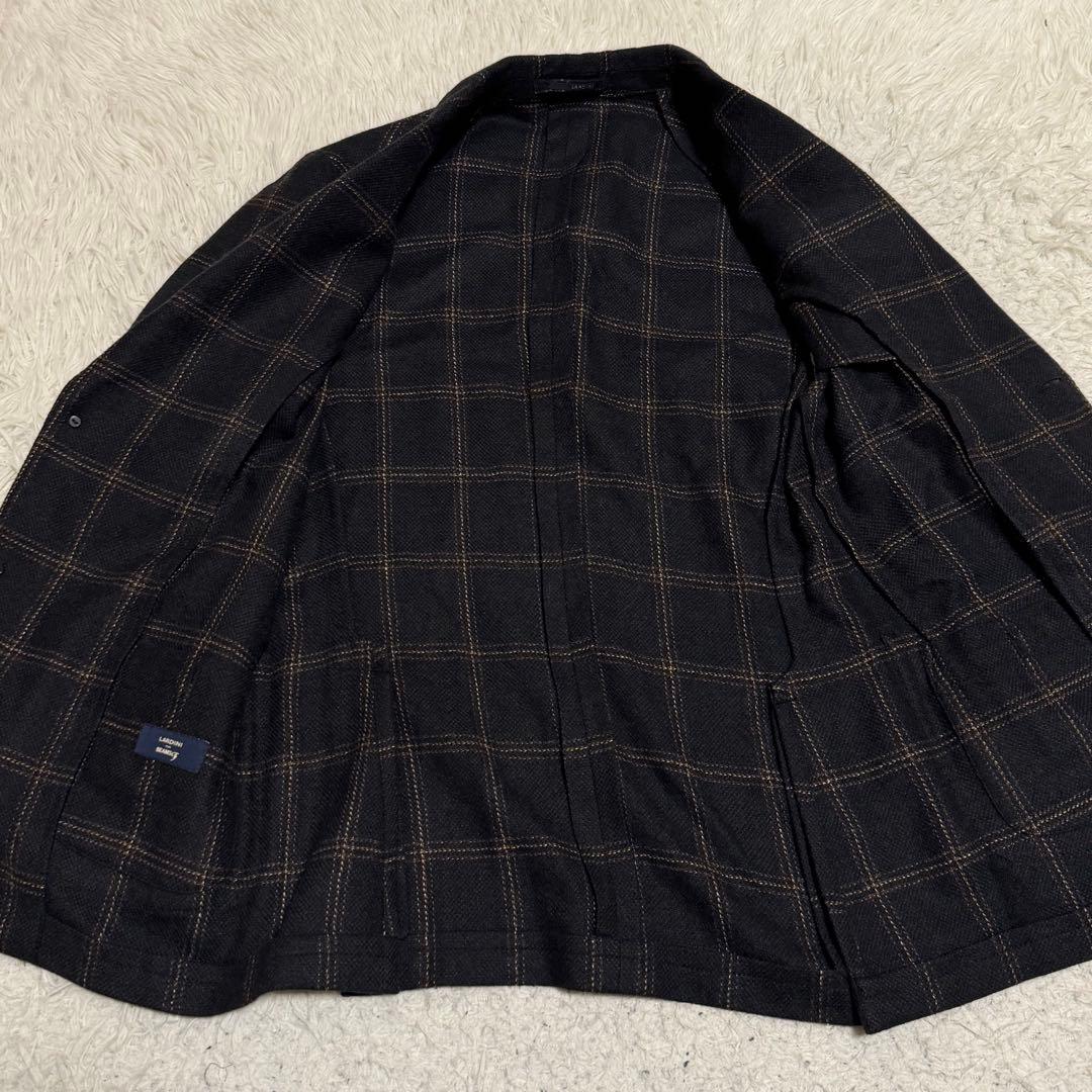 限定極美品　LARDINI for beamsF カシミヤ　麻　ブートニエール