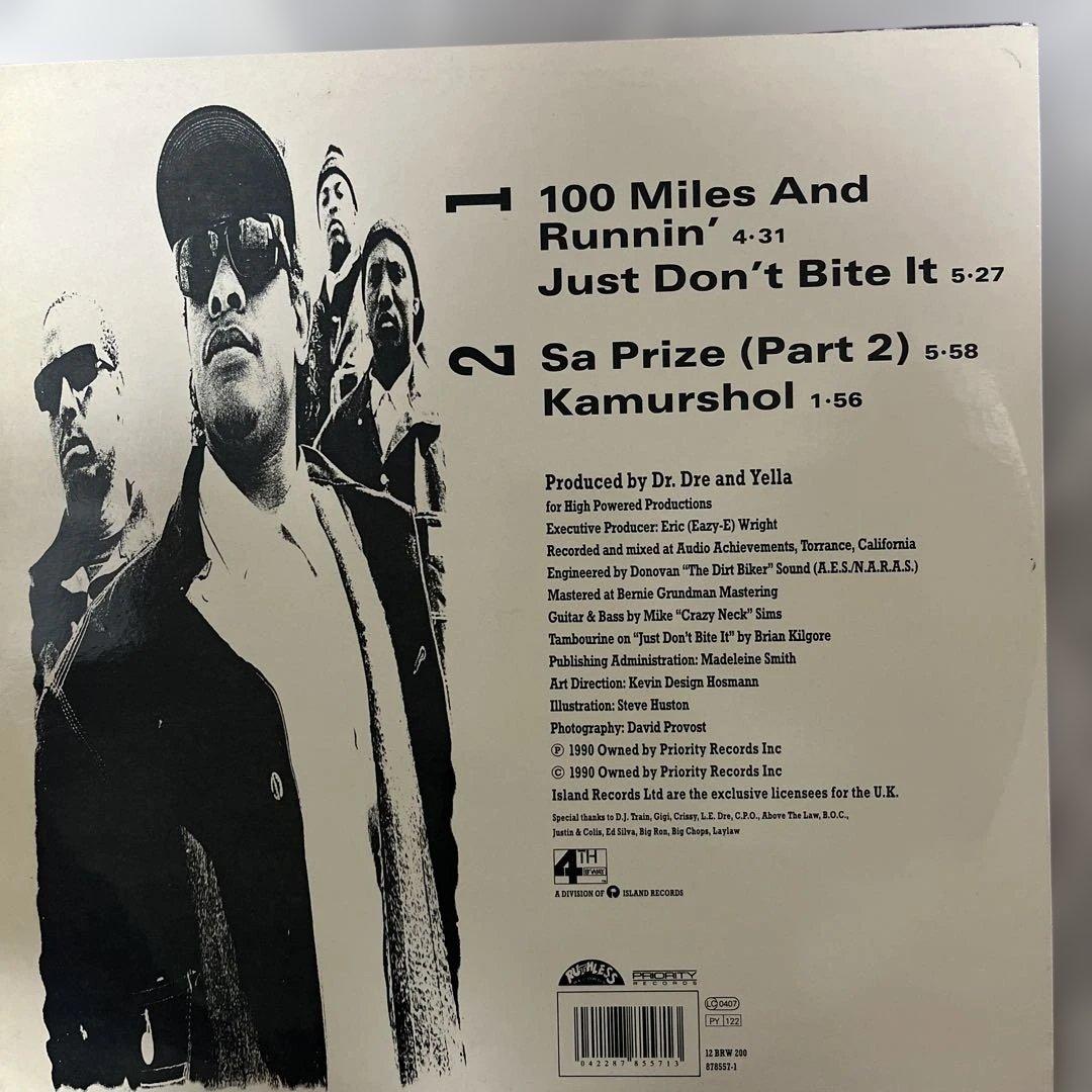 ［レコード］N.W.A 100 Miles And Runnin' 12インチ