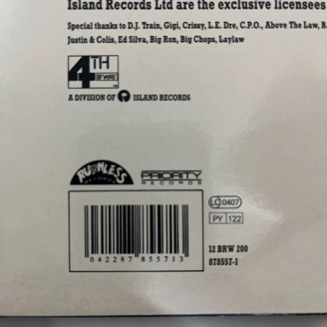 ［レコード］N.W.A 100 Miles And Runnin' 12インチ