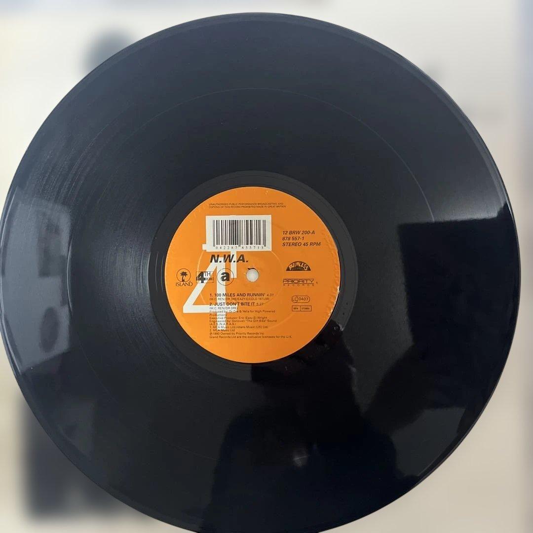 ［レコード］N.W.A 100 Miles And Runnin' 12インチ